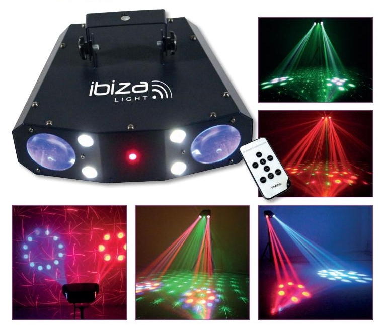 Boule disco lumière soirée LED Ibiza light LL081LED